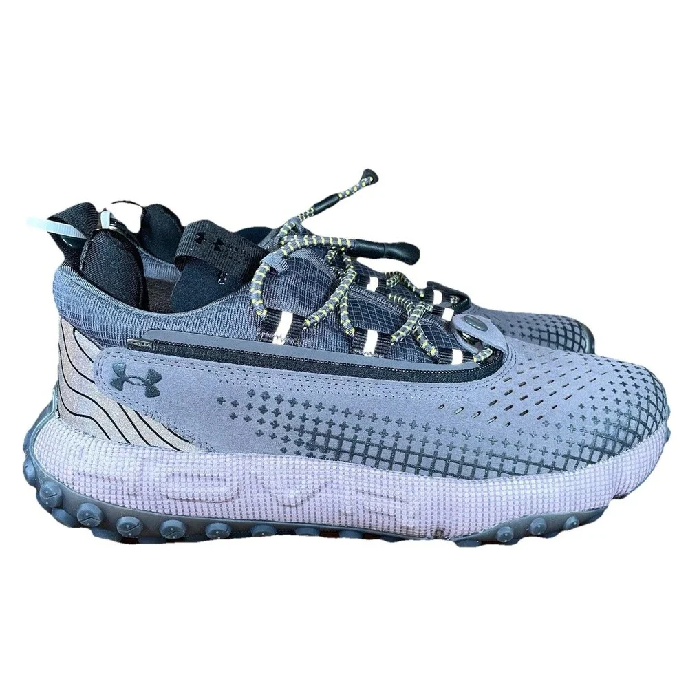 Under Armour HOVR Summit Fat Tire Delta Running Shoes Unisex M9/W10.5 Grey Cuff